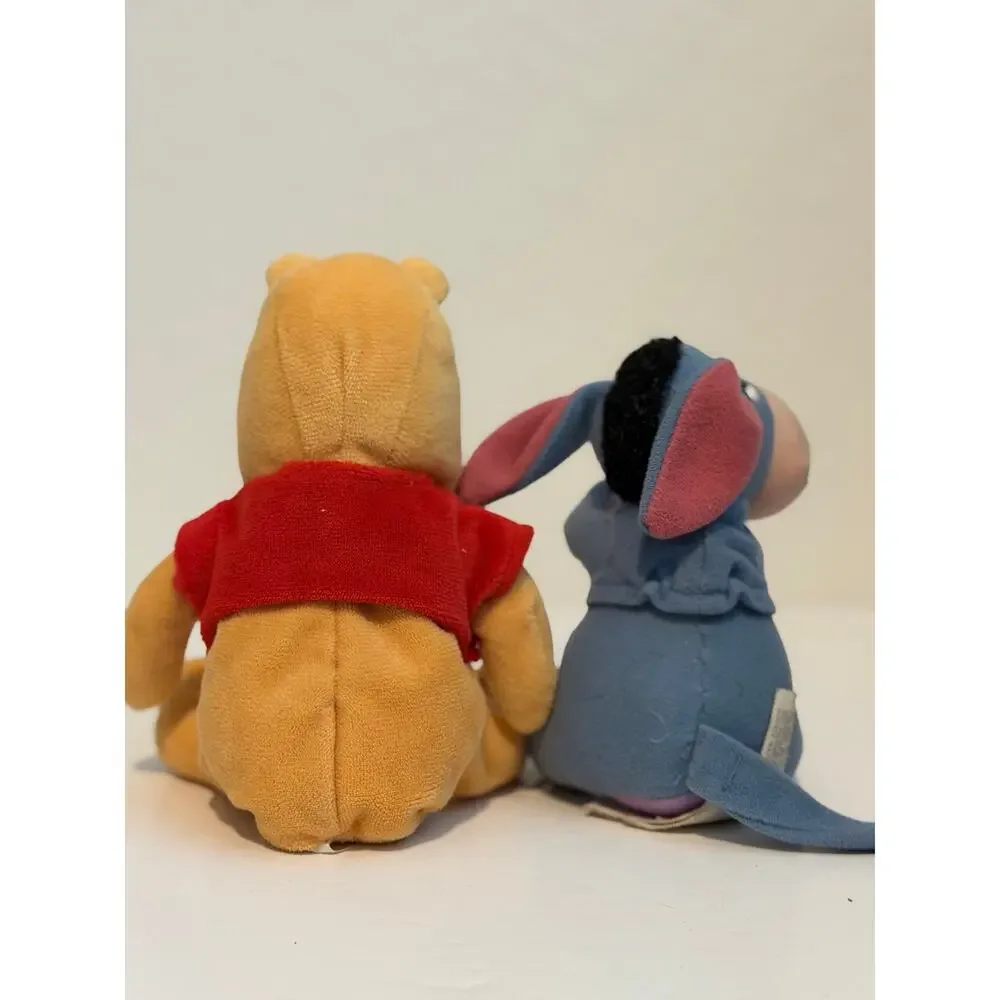 Winnie the Pooh & Eeyore 1996 Plushies lot of 2 EUC